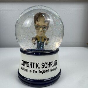 Dwight Schrute Snow Globe The Office NBC Light Up Collectible‎ 2021